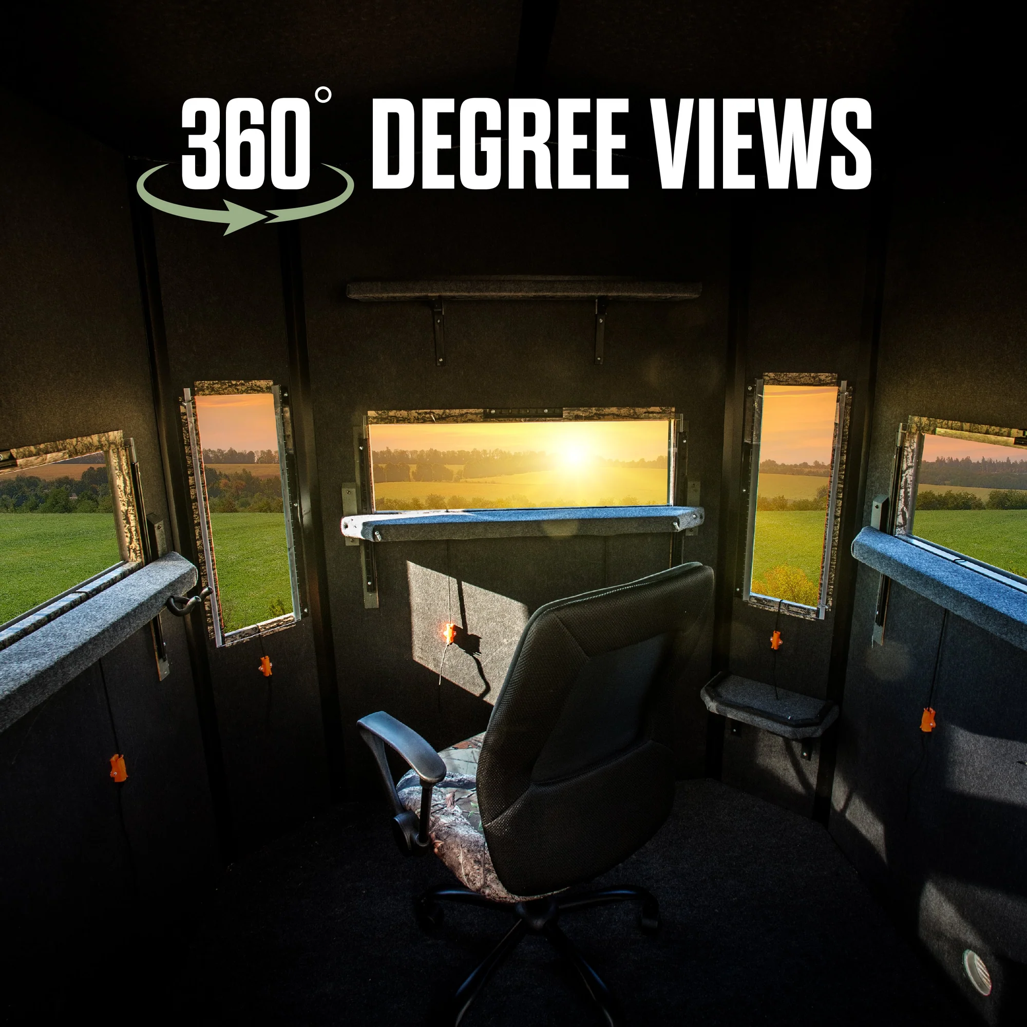 Hunting Blinds For Sale 6x8 Octagon Combo - Image 7