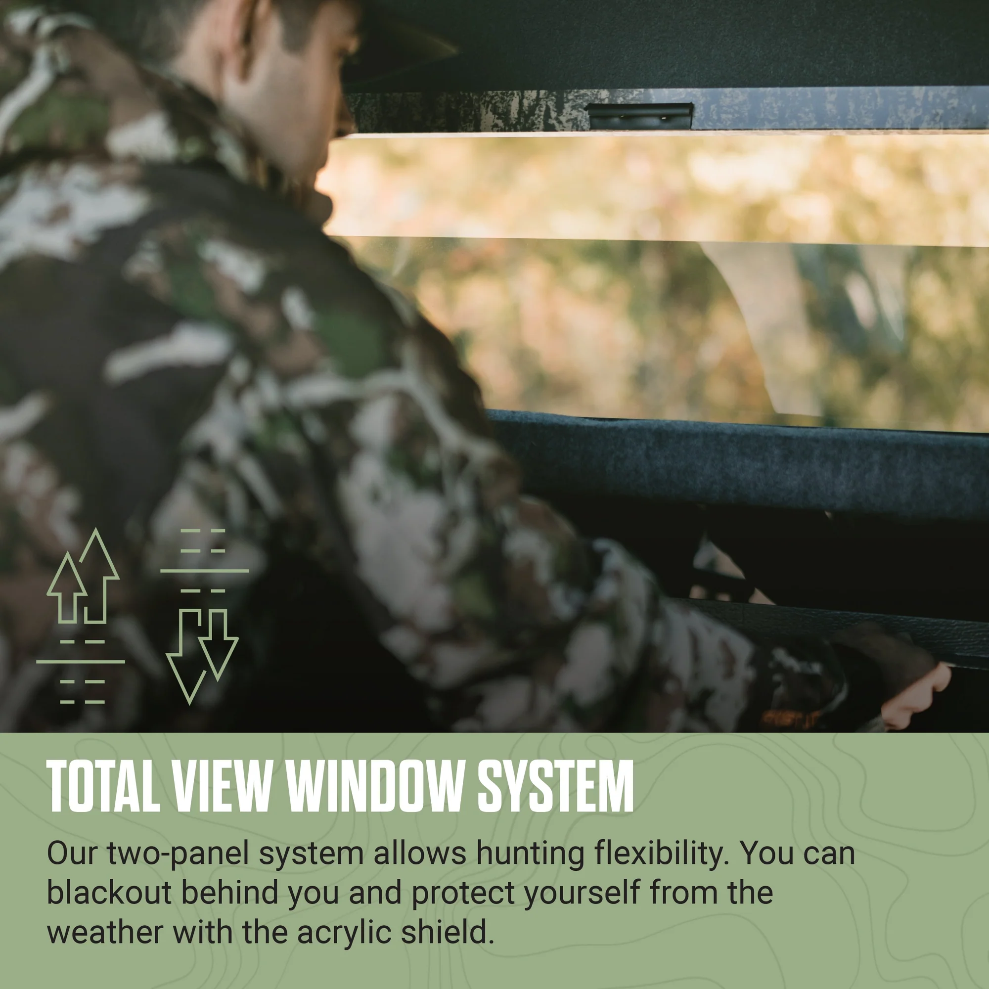 Hunting Blinds For Sale 6x8 Octagon Combo - Image 6