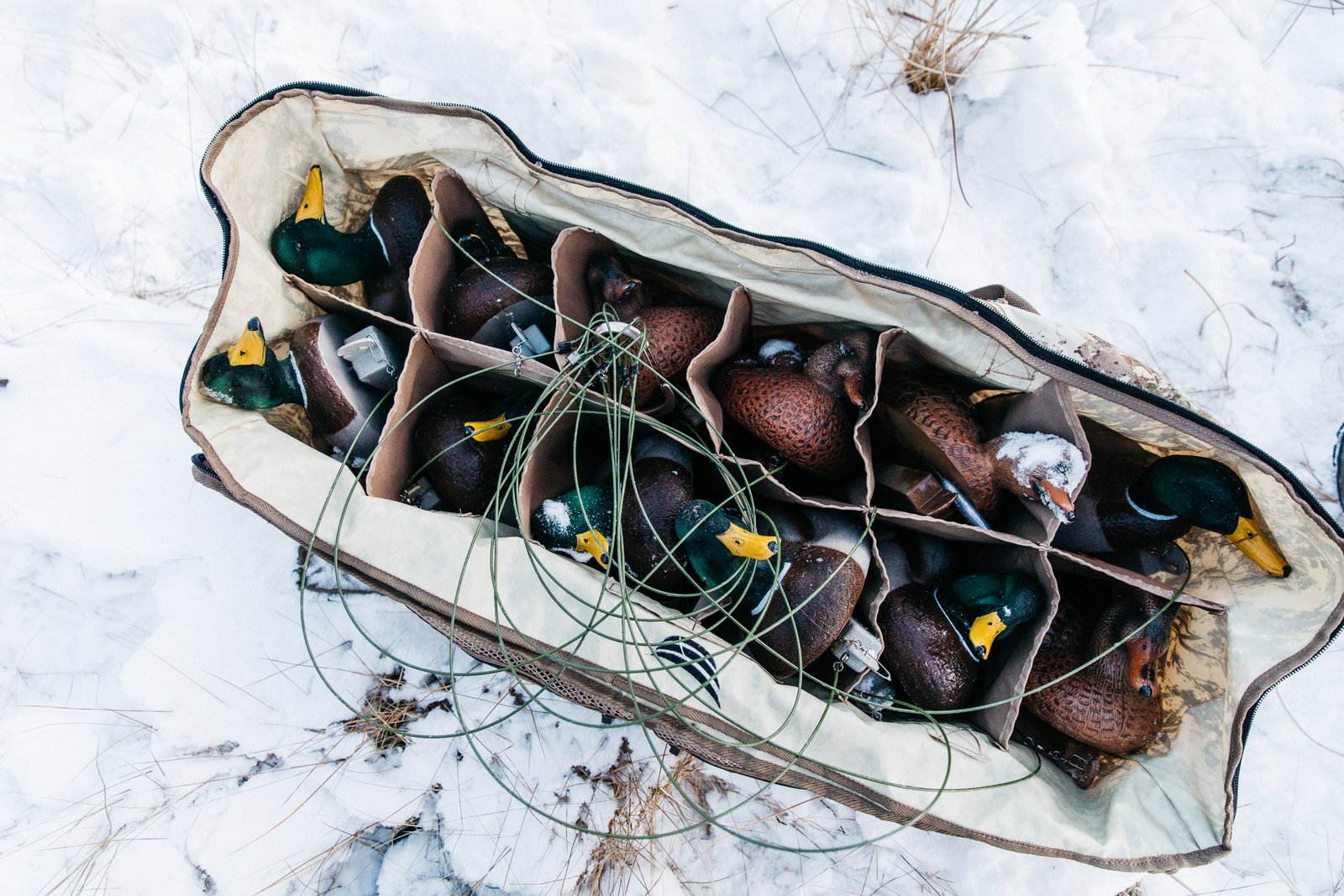 Deluxe 12 Slot Duck Decoy Bag - First Lite Typha™ - Image 4