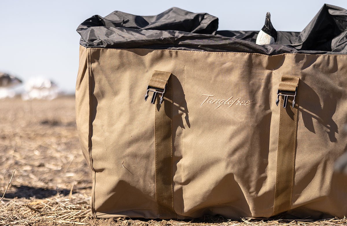 Six Slot Full Body Goose Bag with Nylon Top - Dirt - Image 2
