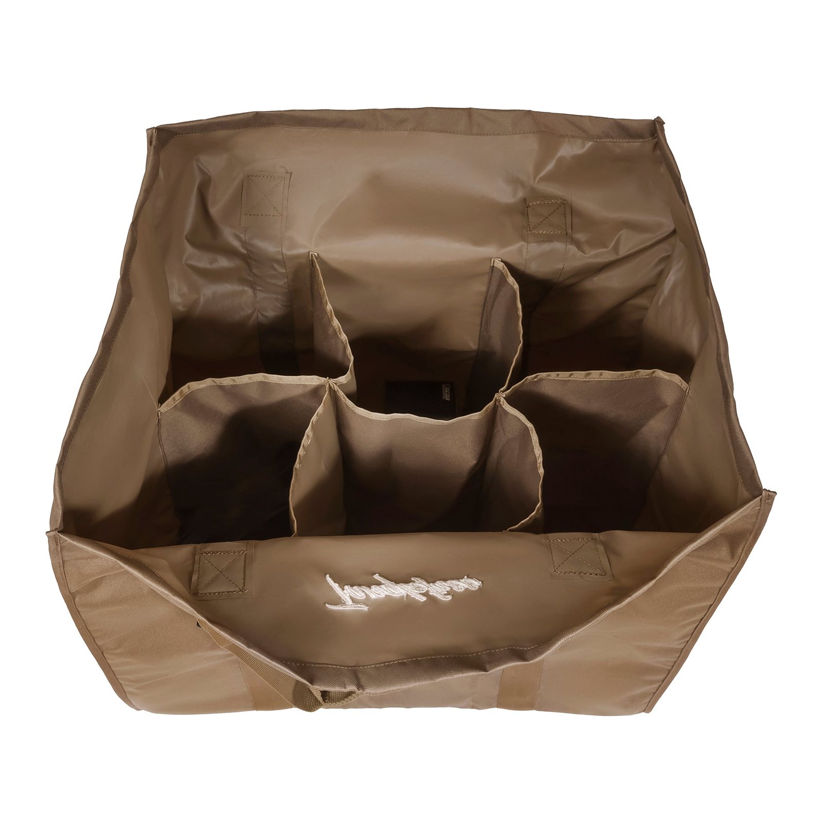 Six Slot Open Top Full Body Goose Decoy Bag - Dirt - Image 4