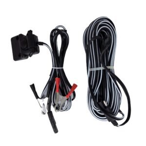 50' Wire with on/off and battery clamps